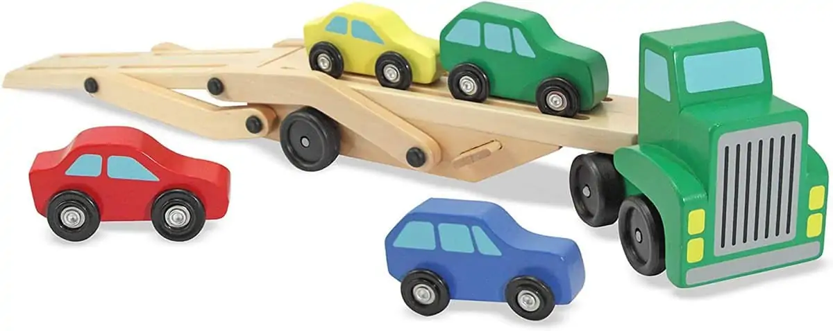 Melissa & Doug Fahrzeugtransporter (5-teilig) für 13,39 € inkl. Versand statt 20,88 €