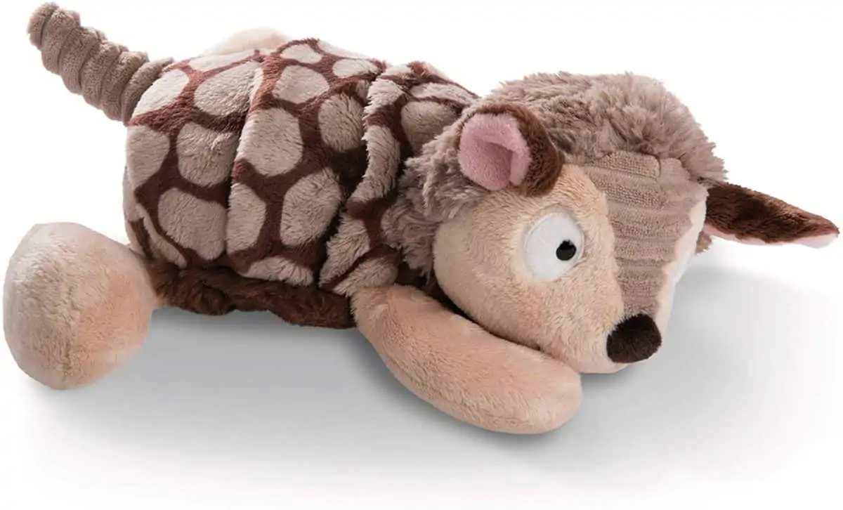 NICI Kuscheltier Armin liegend, Gürteltier grau/braun, 20 cm für 10,99 € [Prime] statt 14,98 €
