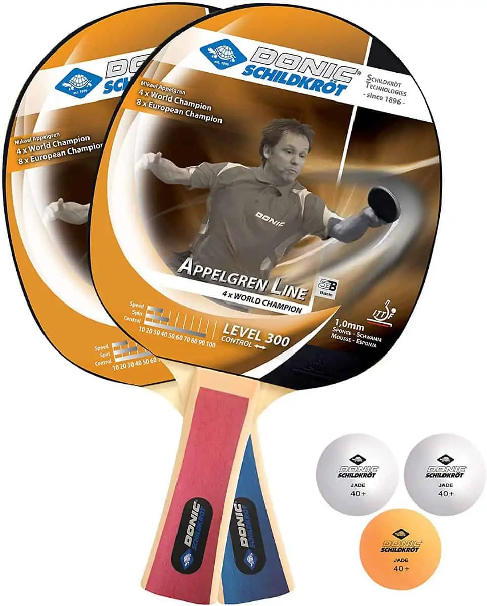 Donic-Schildkröt Tischtennis-Set Level 300 (für 2 Spieler) für 6,56 € [Prime] statt 11,51 €