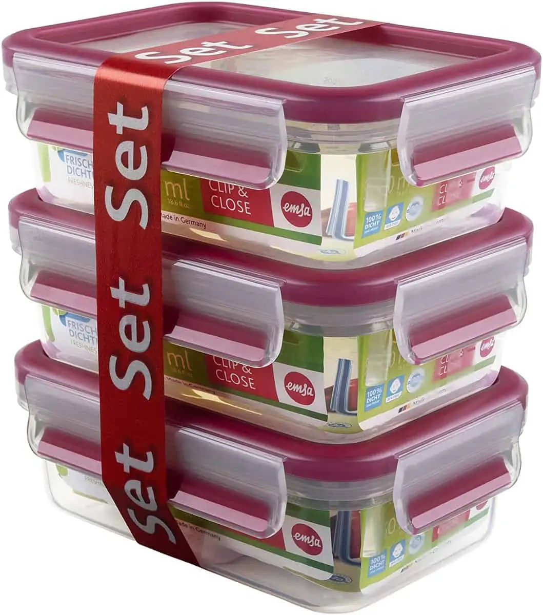 3er-Set Emsa 515582 Food Clip & Close Essensbox  für 6,99 € inkl. Prime-Versand (statt 9,50 €)