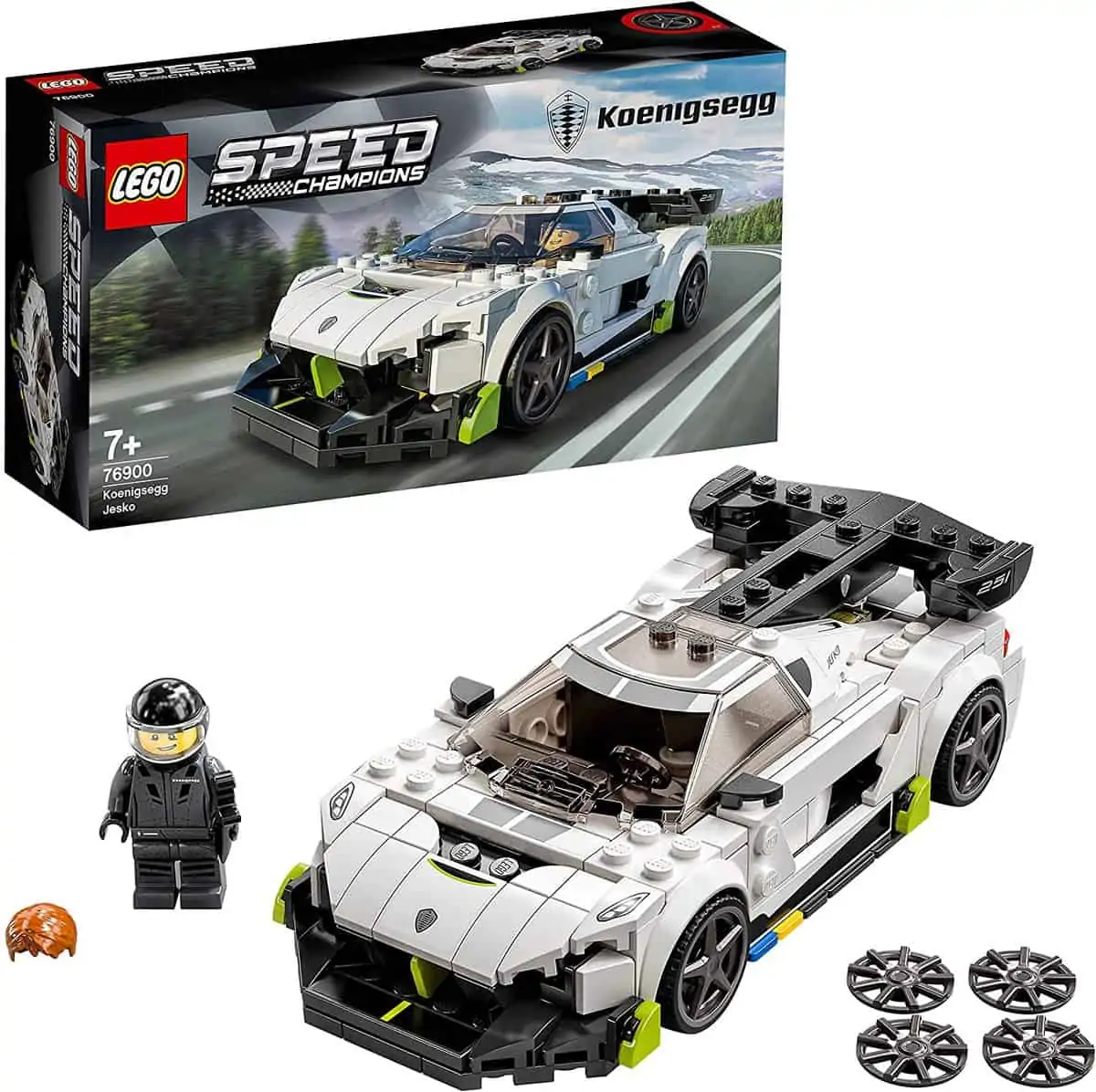 LEGO 76900 Speed Champions Koenigsegg Jesko Rennauto für 13,99 € inkl. Prime-Versand (statt 16,97 €)