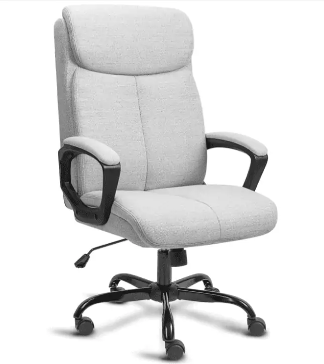 BASETBL Bürostuhl Schreibtischstuhl Ergonomisch Stoff Chefsessel für 54,90 € inkl. Prime-Versand (statt 90,30 €)