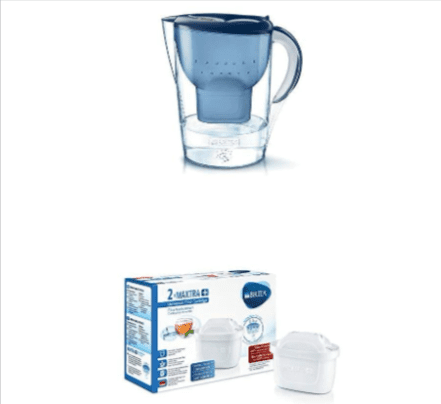 Brita Wasserfilter Marella Xl Inkl 1 Maxtra Filterkartusche Blau Filterkartuschen Maxtra 2Er Pack Weiss Amazon De Kueche Haushalt Wohnen