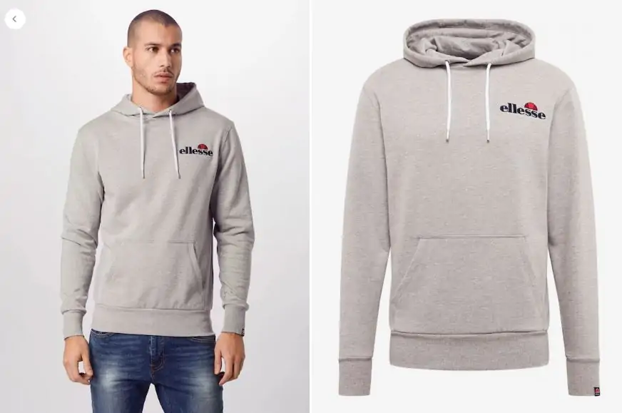 Ellesse Primero Herren-Sweatshirt in Grau (Gr. XS bis XL) für 38,32 € inkl. Versand statt 48,40 €