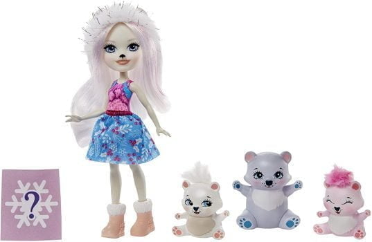 Enchantimals GJX47 Enchantimals Familien Spielset Pristina Polar Bear Puppe e1634648888384