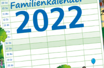 Familienkalender SWB Energie und Wasser Stadtwerke Bonn