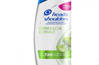 Head Shoulders Empfindliche Kopfhaut Anti Schuppen Shampoo Bei Fettigem Haar Shampoo gegen Schuppen 72 Stunden Schutz Vor Schuppen Juckreiz Und Trockenheit Mit Aloe Vera 300ml Amazon de Beauty