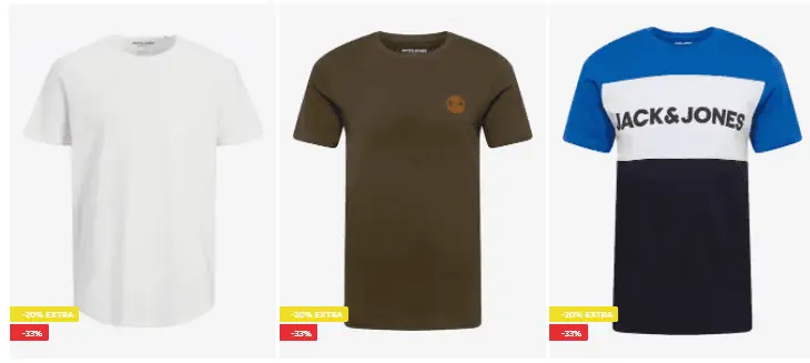 About You: versch. Jack & Jones und s.Oliver T-Shirts ab 7,92€ inkl. Versand