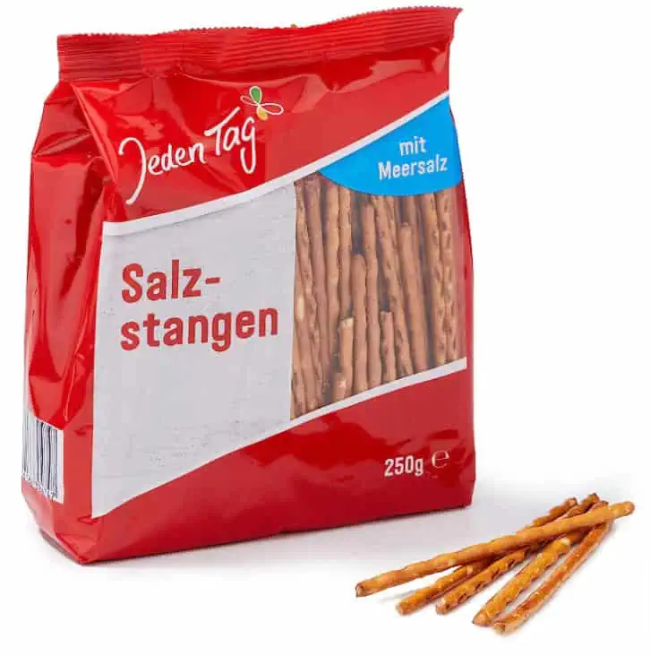 Jeden Tag Salzstangen für 0,69 € inkl. Prime-Versand (statt 0,89 €)