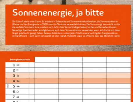 Kostenfreien Familienkalender von enviaM anfordern enviaM