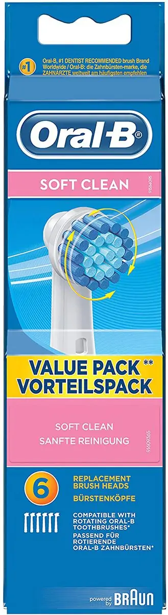 Oral-B Soft Clean Aufsteckbürsten 6 Stück ab 12,93 € inkl. Prime-Versand (statt19,88 €)
