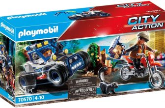 PLAYMOBIL City Action 70570 Polizei Gelaendewagen Verfolgung des Schatzraeubers e1635230334268