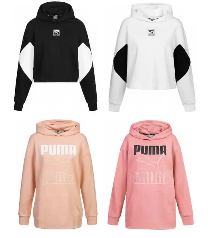 PUMA Rebel – Damen-Hoodies (Gr. XS bis XL) für 23,94 € inkl. Versand statt 30,00 €