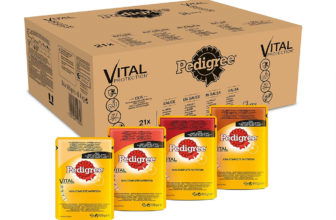 Pedigree Vital Protection Hundenassfutter im Beutel – Hundefutter in Sauce mit Huhn Rind Lamm T