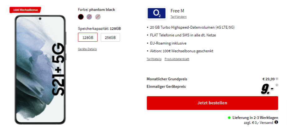 Samsung Galaxy S21 5G Mit Vertrag Mediamarkt Tarifwelt