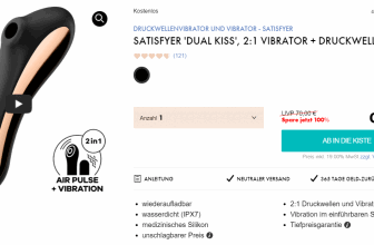 Satisfyer Dual Kiss Druckwellenvibrator e1642180454953