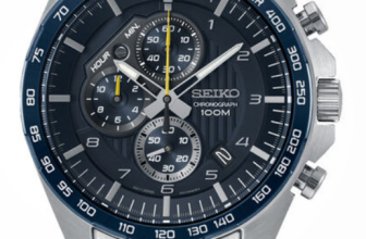 Seiko Herrenuhr Chronograph Edelstahl SSB321P1