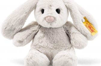 Steiff Hoppie Hase 18 cm Plueschhase mit Schlappohren e1633349484413