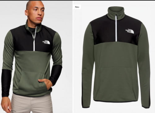 The North Face Herren Fleecepullover (Gr. S bis XXL) für 55,99 € inkl. Versand (statt 83,90 €)