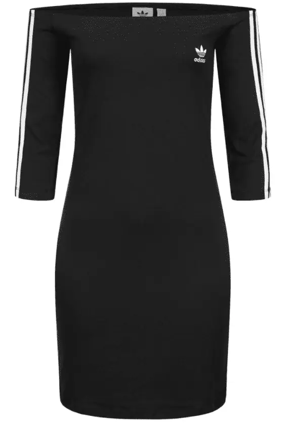 adidas Originals Off The Shoulder Damen Kleid (Gr. 28 bis 34) für 23,94 € inkl. Versand