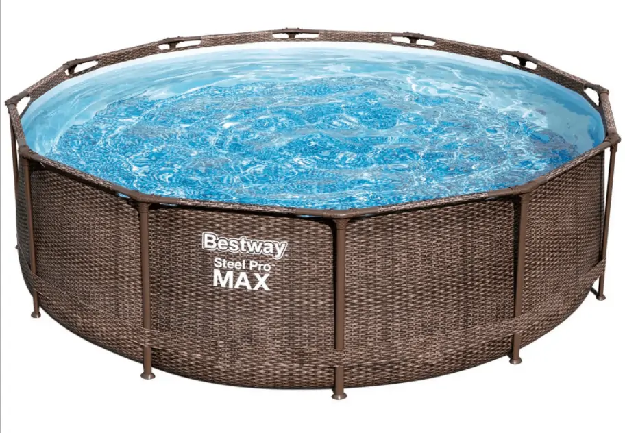 Bestway »Steel Pro Max DELUXE SERIES« Framepool-Set ( Ø 366 x  H 100 cm), mit Filterpumpe und Leiter für 149€