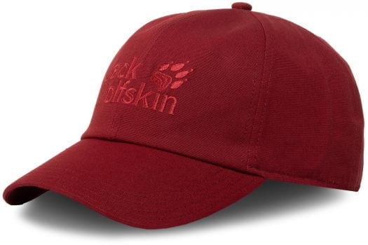 jack wolfskin baseball cap 1900671 red maroon