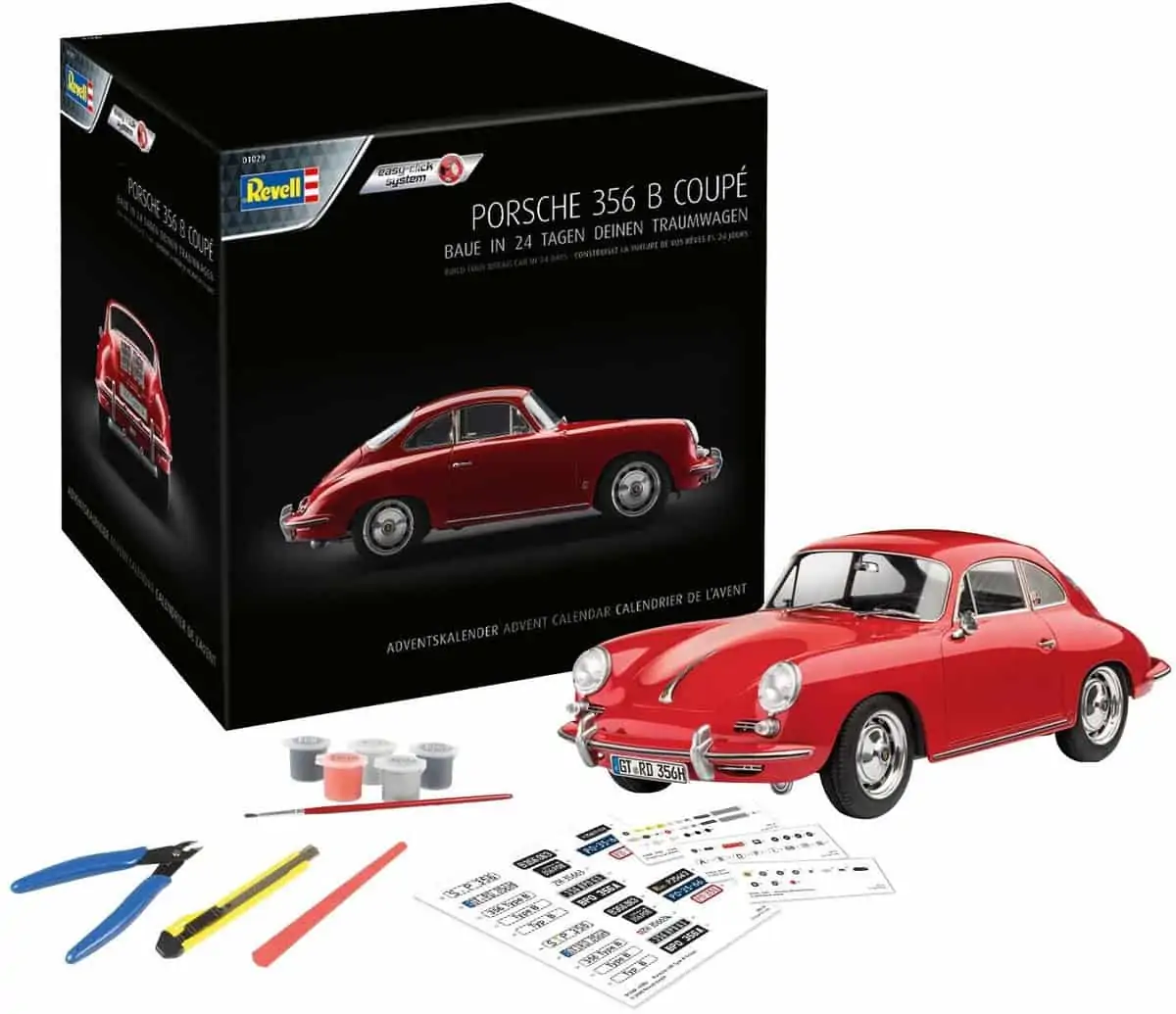 Revell Adventskalender Porsche 356 B Coupé für 19,99 € inkl. Versand [Thalia KultClub] statt 42,08 €