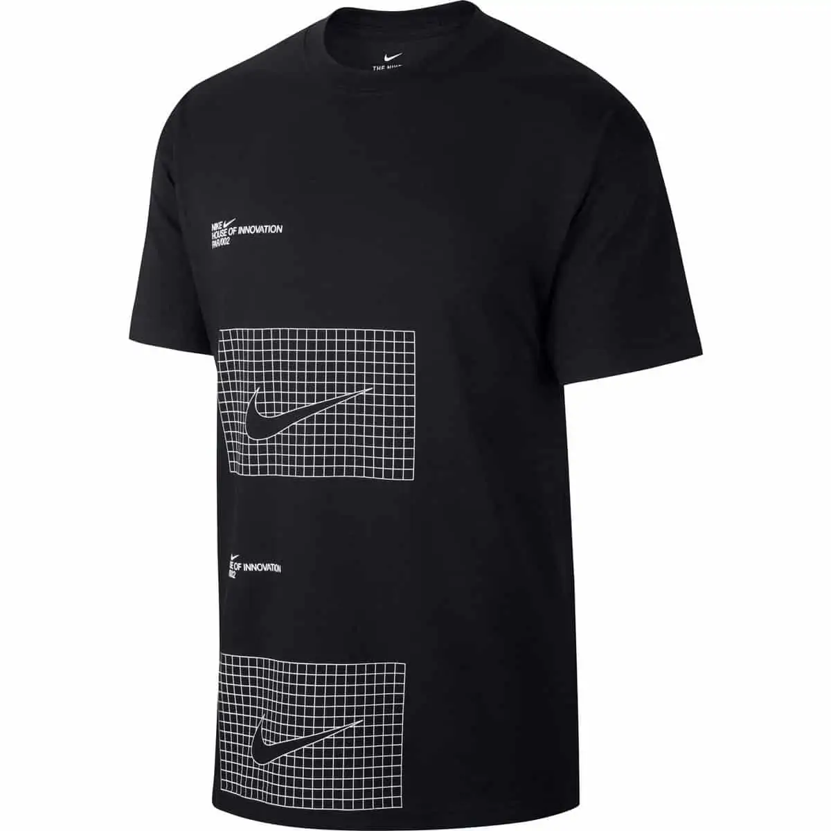 NIKE Herren T-Shirt House of Innovation schwarz & weiß (Gr. S – XXL), 100 % Baumwolle für 16,94 € inkl. Versand statt 26,47 €