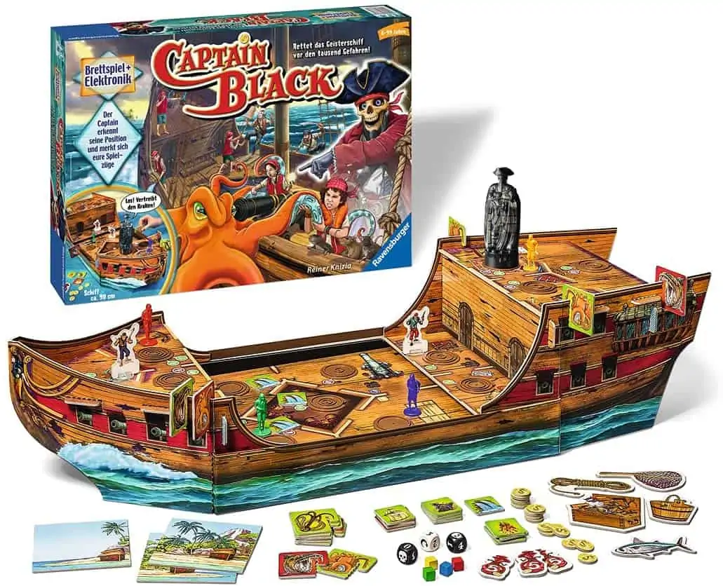 Ravensburger 22293 – Captain Black – Elektronisches Brettspiel für 22,36 € [Prime] statt 41,98 €