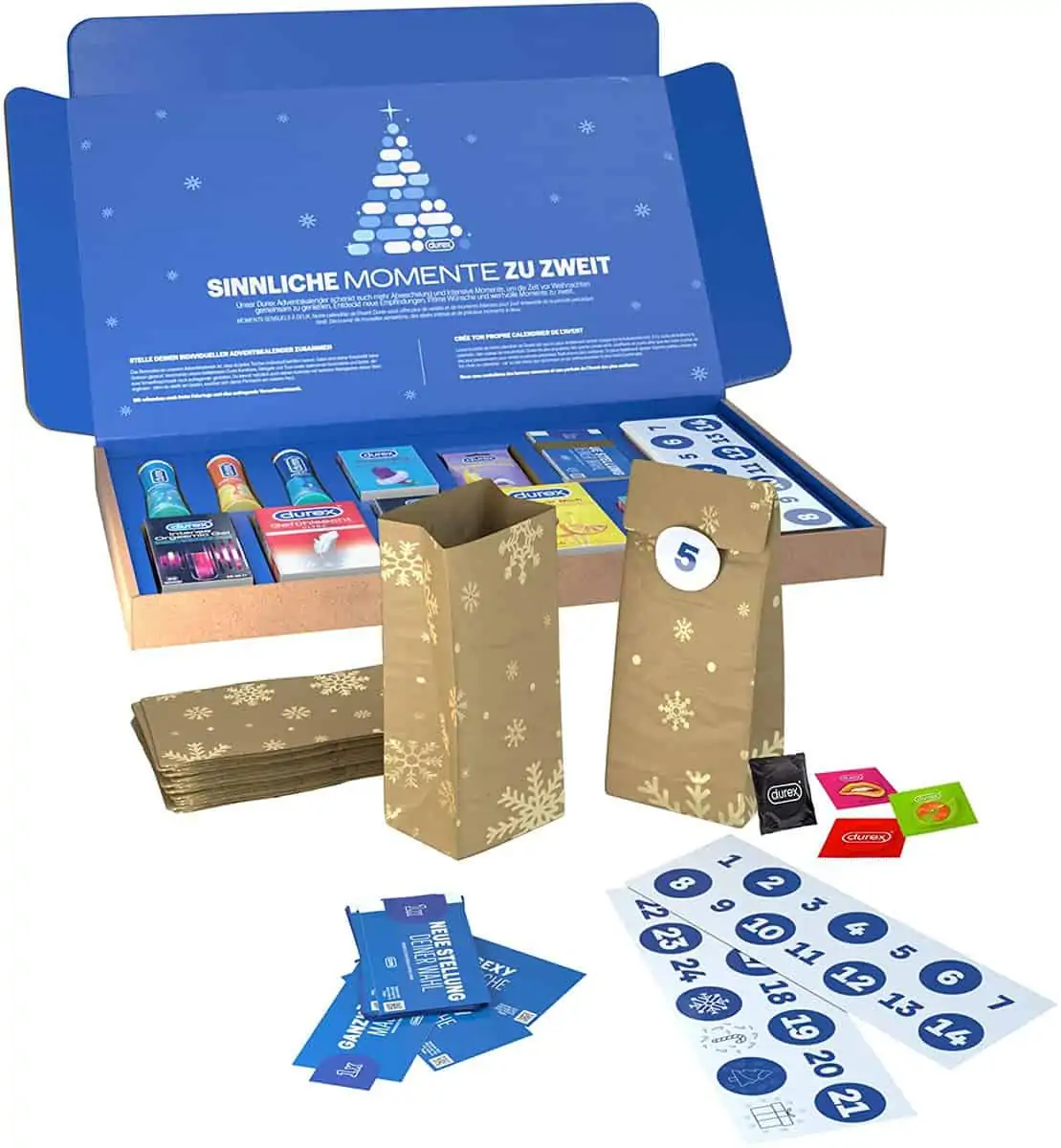 Durex DIY Adventskalender 2021 für 32,99 € inkl. Versand statt 50,44 €