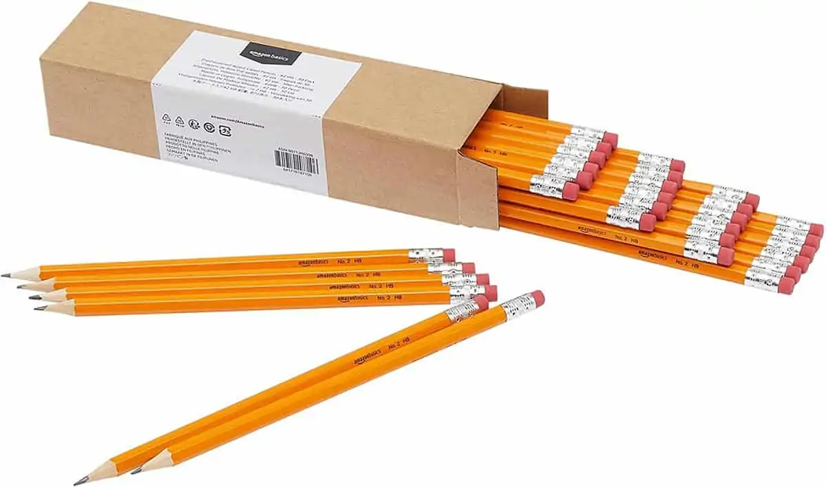 Amazon Basics – Holzgefasste Bleistifte, HB, vorgespitzt im 30er-Pack für 4,50 € [Prime] statt 5,84 €