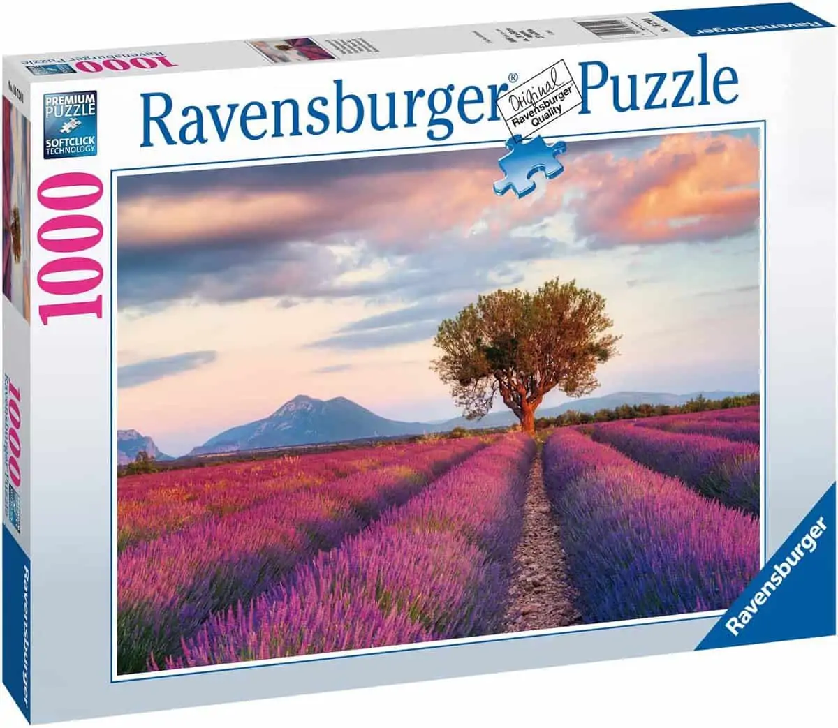 Ravensburger Lavendelfeld in der goldenen Stunde (1.000 Teile) für 8,99 € [Prime/MM Abholung] statt 12,99 €