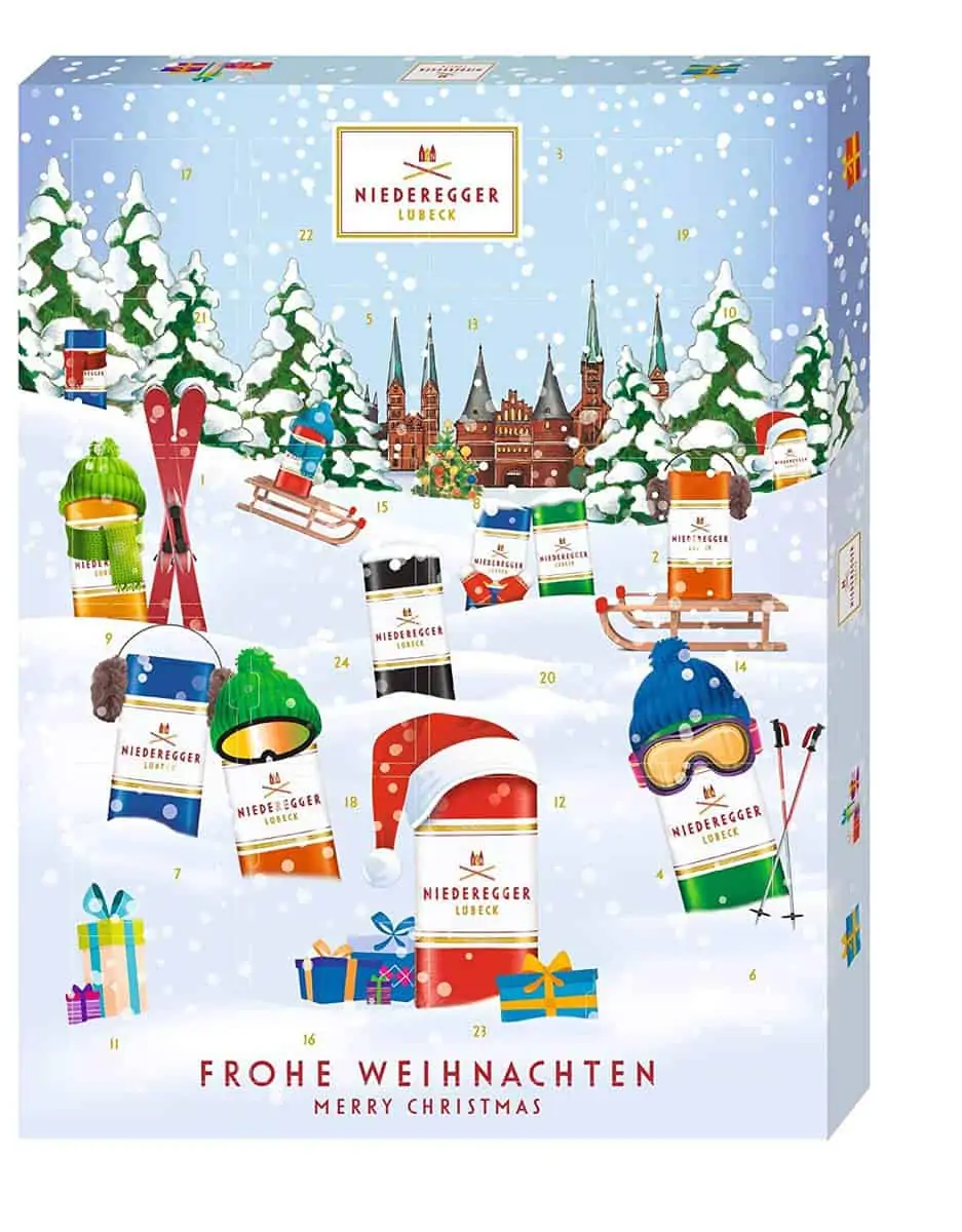 Niederegger Adventskalender Winter-Klassiker (gefüllt mit Niederegger Marzipan, 300 g) für 11,99 € [Prime] statt 21,85 €