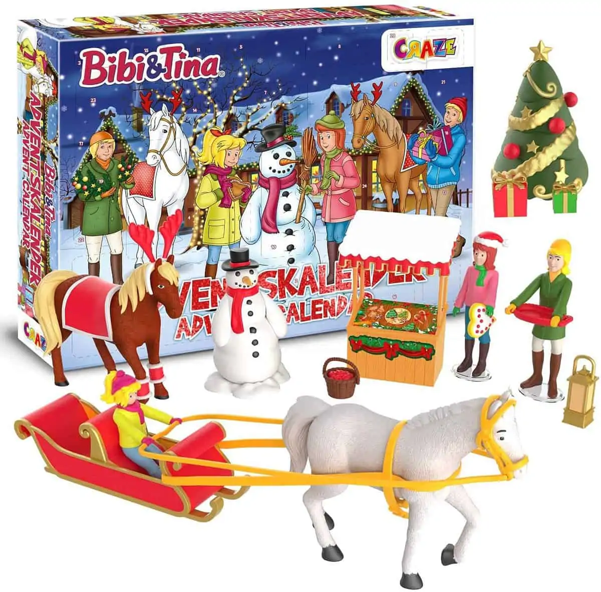 CRAZE Adventskalender „Bibi & Tina“ 2021 für 14,99 € [Prime] statt 23,94 €