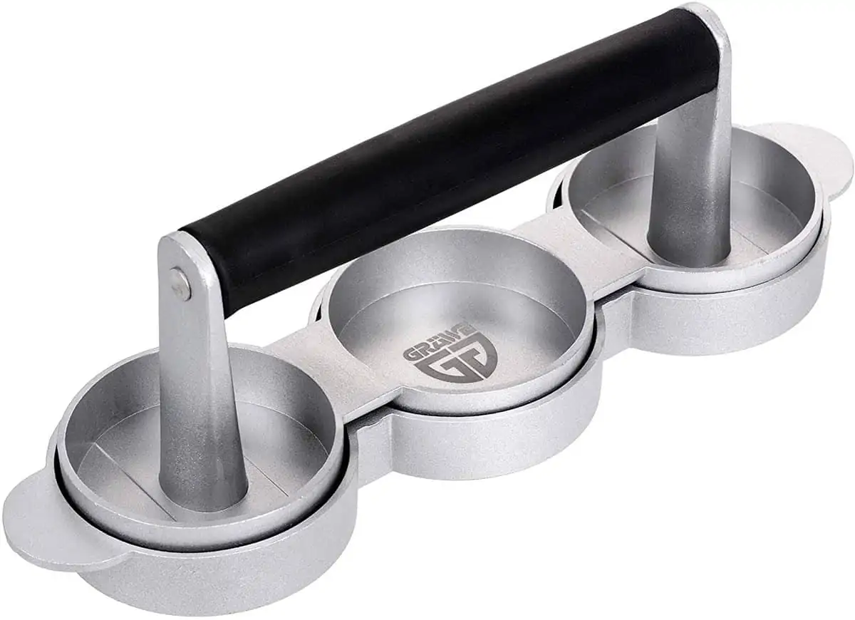 GRÄWE Hamburgerpresse für 3 Mini-Burger Patties für 12,90 € [Prime] statt 20,89 €