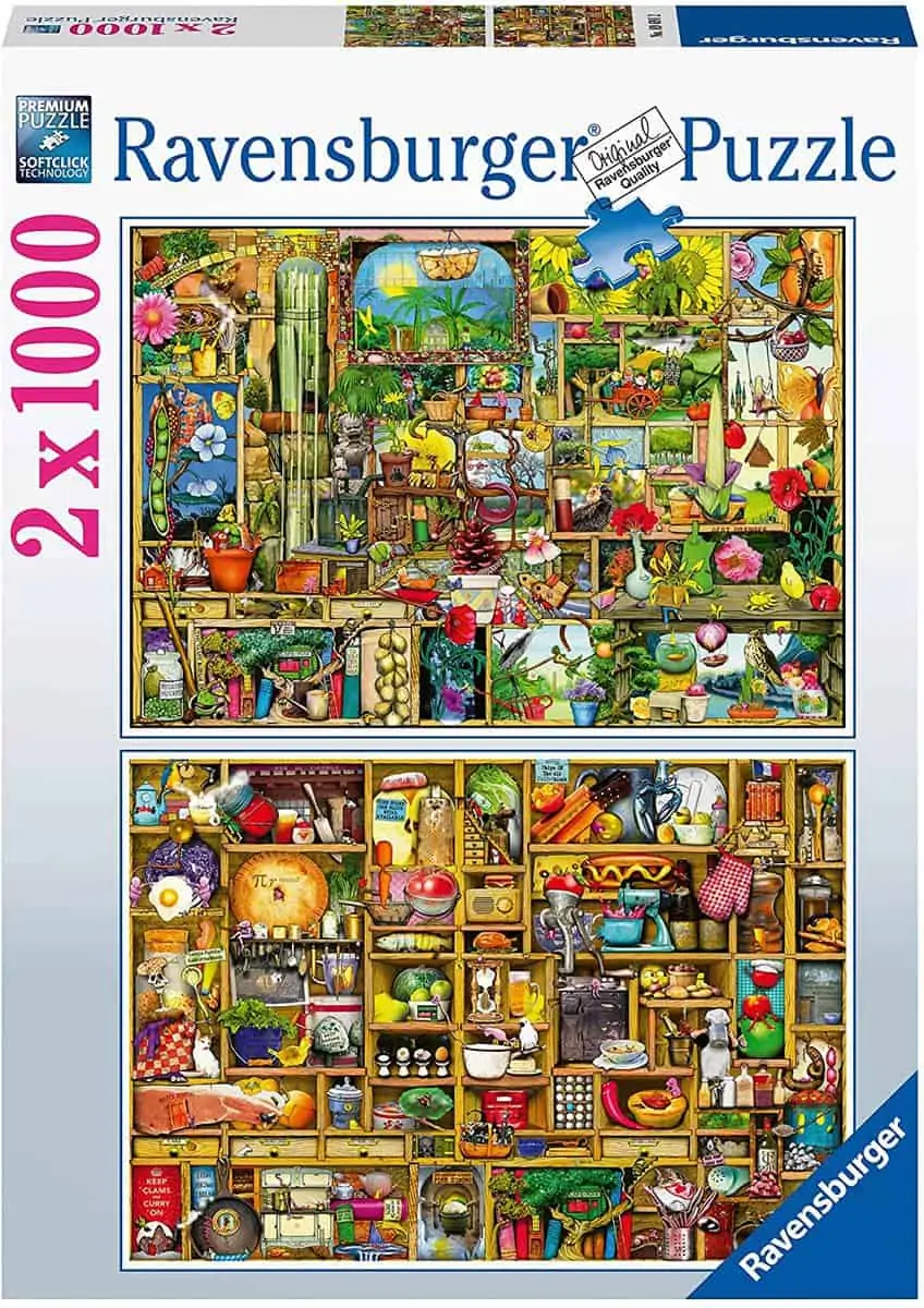 Ravensburger Puzzle 89691 – Colin Thompson – 2×1000 Teile Puzzle für 14,39 € [Prime] statt 22,60 €