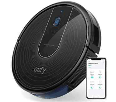 Amazon De Eufy By Anker Robovac 15C Saugroboter Boostiq Mit Wlan Funktion Extrem Flaches Design 1300Pa Saugkraft Geraeuscharmer Betrieb Selbstaufladender Staubsaugerroboter Fuer Hartboeden Und Teppiche