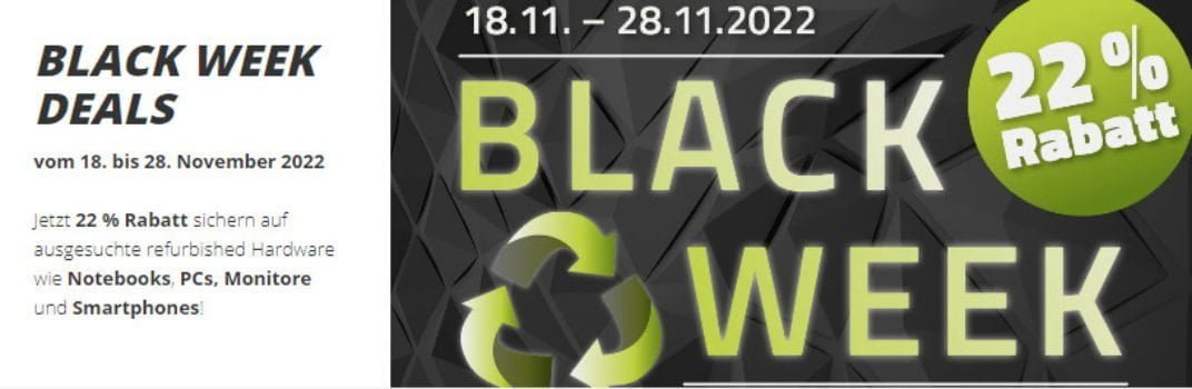 BLACK WEEK AfB social and green IT