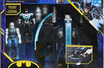 Batman Bat Tech Flyer mit Actionfiguren von Batman und Mr. Freeze e1637574065331