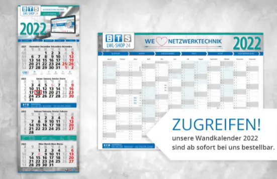 Gratis: BTS Wandkalender oder Wandplaner 2022