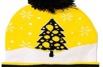 Borussia Dortmund Unisex BVB Weihnachtsmuetze