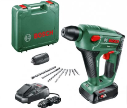 Bosch Akku Bohrhammer Uneo Maxx 1 Akku 18 Volt System max Bohrdurchmesser in Beton 10 mm im Koffer Amazon de Baumarkt