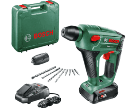 Bosch Akku Bohrhammer Uneo Maxx 1 Akku 18 Volt System Max Bohrdurchmesser In Beton 10 Mm Im Koffer Amazon De Baumarkt