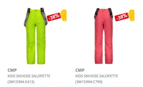 CMP Kids Skihose Salopette (Gr. 104 bis 176) für 26,48 € inkl. Versand