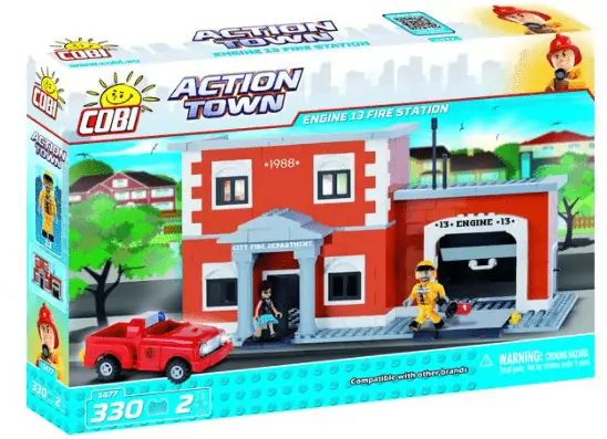 Cobi 1477 Action Town Feuerwehrstation für 8,96 € (inkl. Versand)  – Thalia Club