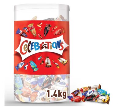 Celebrations Blisterbox 1,4 kg Multipack mit 160 Pralinen - bunte Pralinen in verschiedenen Sorten