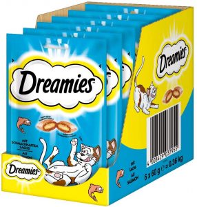 Dreamies Klassiker Katzensnacks Lachs