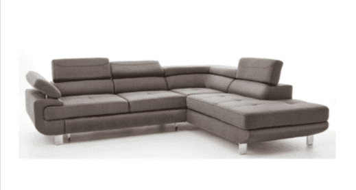 Ecksofa Backstreet 275 X 230 Cm Stoffbezug Grau