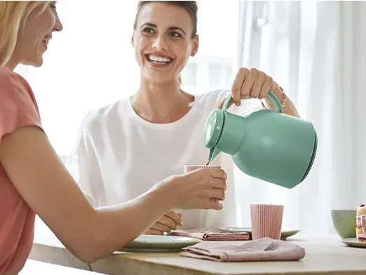 Emsa SAMBA Isolierkanne F40102 – 1,0 Liter in Puder-Grün für 7,99 € inkl. Prime-Versand