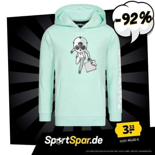 FORTNITE High Stakes Wildcard Kinder Hoodie (Gr. 152 + 164) für 3,33 € zzgl. 3,95 € Versand